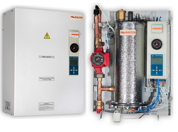 Электрический котел внутри