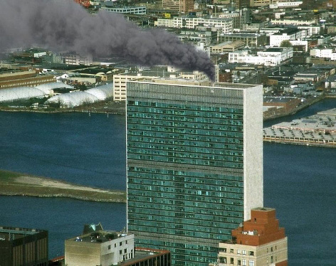 система дымоудаления в действии