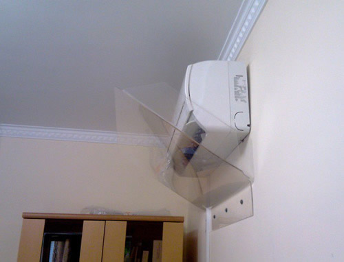 Самодельный экран из оргстекла