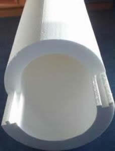 утепление труб пенопластом