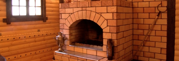 Пример камина с открытой топкой