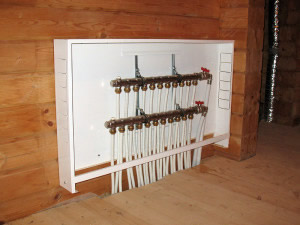 Шкаф для коллектора отопления