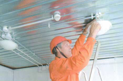 Монтаж установки пожаротушения
