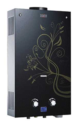 Необычное оформление газовой колонки