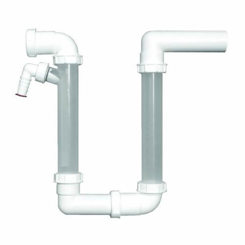 Сифон HL136.3 с механическим запахозапирающим устройством