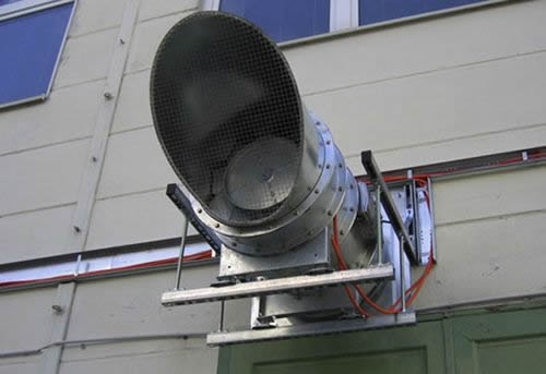 Система обеспечивает необходимый микроклимат вне очага возгорания