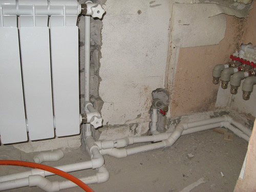 Кран для слива воды с системы отопления