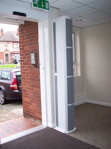 тепловая завеса электрическая вертикальная