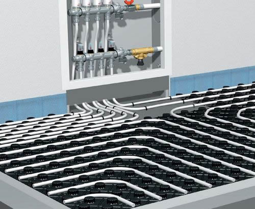 Технология подключения водяного теплого пола