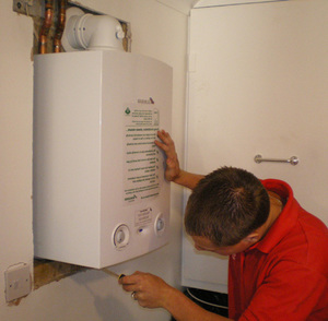 Установка котла отопления