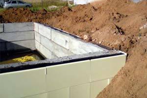 Утепление фундамента