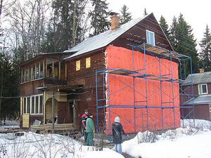 Утепление дома