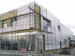 процесс внешнего утепления