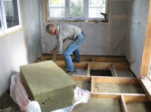 изолированный пол - верный шаг к теплой веранде